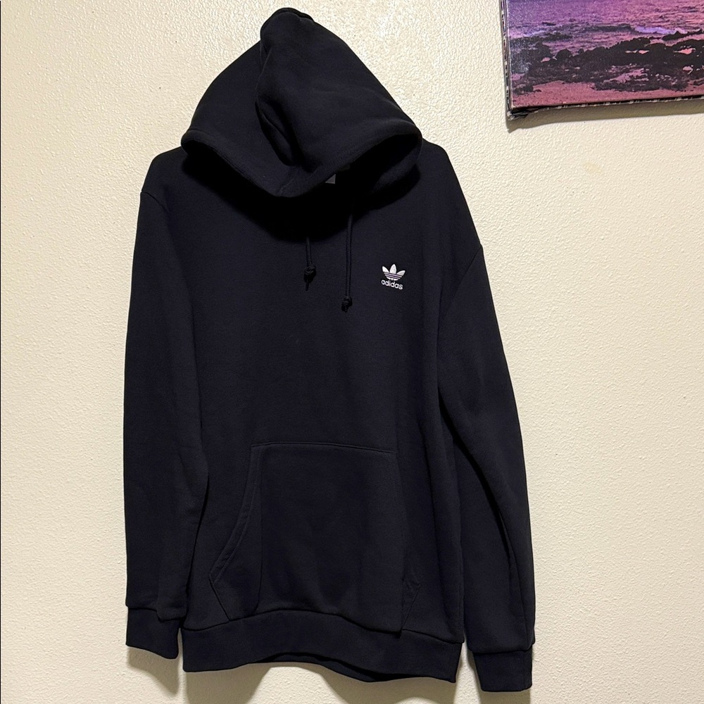 Adidas Men's Black Pullover Hoodie
